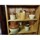 Quantity of various Harvest Jugs & Mugs (4 Jugs, 2 Mugs)