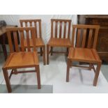 Set of 12 matching Custom Design Maple Chairs, including 2 carvers and chair cushions (matches Lot