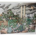 ROBERT BALLAGH Lithograph “The Easter Rising” – Limited Edition 33/300, with an Emer Gallery