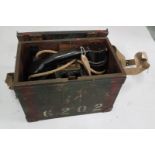 Field telephone in original timber box 1941