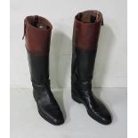 A pair of leather riding boots, gents, (Schniever LONDON)