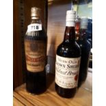 Rare bottle of superior P & H Egan Tullamore Ginger wine c1950s and Rare bottle of very old brown