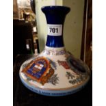 British Navy Pusser's Rum ceramic bottle.