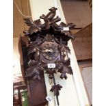 Black Forest hanging cuckoo clock.