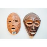 Two African masks.