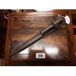 WWII Rifle bayonet with original scabbard.