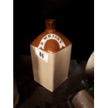 SCOTCH WHISKY stoneware flagon.