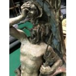 HMS Neptune papier Mache sculpture or corbel 84" H