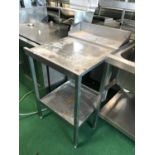 Ex Odessa Stainless prep station 23" x 30" x 32" H