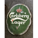 Carlsberg enamel sign,