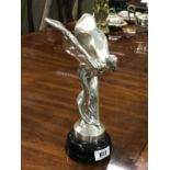 Chrome figure Spirit of Ecstasy 13" H