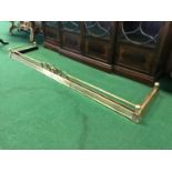 Six foot extendable brass fender