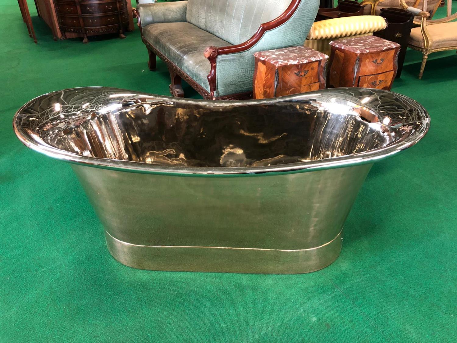 A quirky copper bath