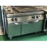 Ex Sheen Falls Zanussi gas cooker 47" x 36" x 36" H