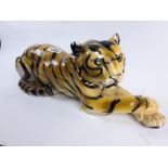 Ceramic model of a tiger.