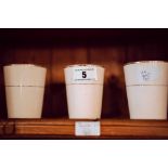 Three early 20th C. ceramic jars.