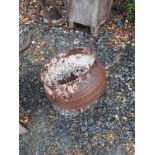 19th. C. cast iron skillet pot.