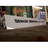 Senior Service shelf light. { 6cm H X 35cm W }.