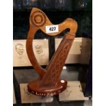 Long Kesh prison art Harp 1978 . (36 cm h).