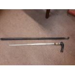 19th. C. Sword stick.