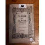Clause by Clause - A comparison between The Treaty ad Document No 2 by Erskine Childers priced at
