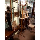 1920's bentwood hat and coat stand. (197 cm h )