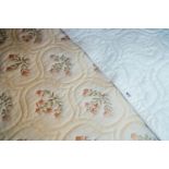 Good quality embossed bed throw . { 270cm L X 310cm W }.