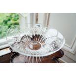 Cut crystal friut bowl.