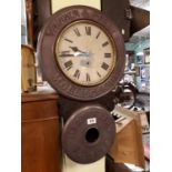 Rare Vanner and Prest's advertising clock {79 cm H x 47 cm W}.