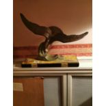 Bronze model of a Bird in Flight.