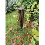 Metal garden plant stand.