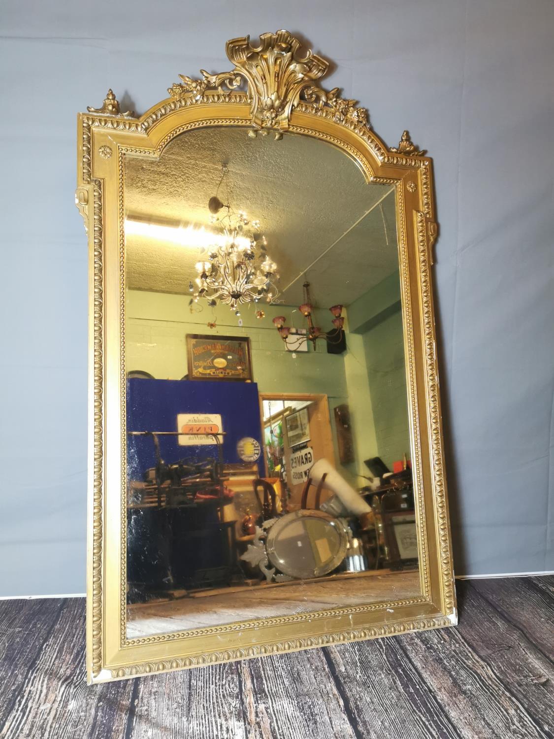 19th. C. gilt over mantle