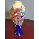 Decorative floral vase.