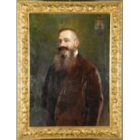 CARPANETTO GIOVANNI BATTISTA - Torino, 1863-1928. Dipinto olio su tela raff. ''NOBILUOMO (