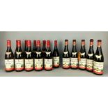 Quindici bottiglie di cui dieci di Barolo CANTINE DEI MARCHESI DI BAROLO del 1979 (una), 1980 (