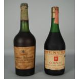 Due Cognac VIEILLE RESERVE: - Cognac FAVRAUD - 'La Marque du Chateau (Chateau de Souillac, Jarnac)'.