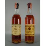 Due Cognac NAPOLEON: - Cognac LARSEN - Fine Champagne. Esemplare anni '60. Tappo sigillato in