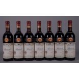 Sette bottiglie numerate di Barolo PRUNOTTO Riserva di cui sei del 1980 DOCG e una del 1979 DOC,