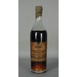 Cognac LEUMAS BRANDY. Fine XIX-inizi XX secolo. Tappo sigillato in ceralacca. Importazione