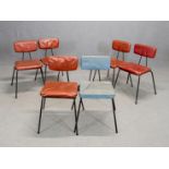 BBPR for OLIVETTI. Set of six chairs