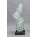 Glass sculpture. DONA' manufacturing