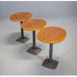 AFRA & TOBIA SCARPA. Set of three tables