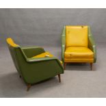 CARLO DE CARLI for CASSINA. Pair of armchairs