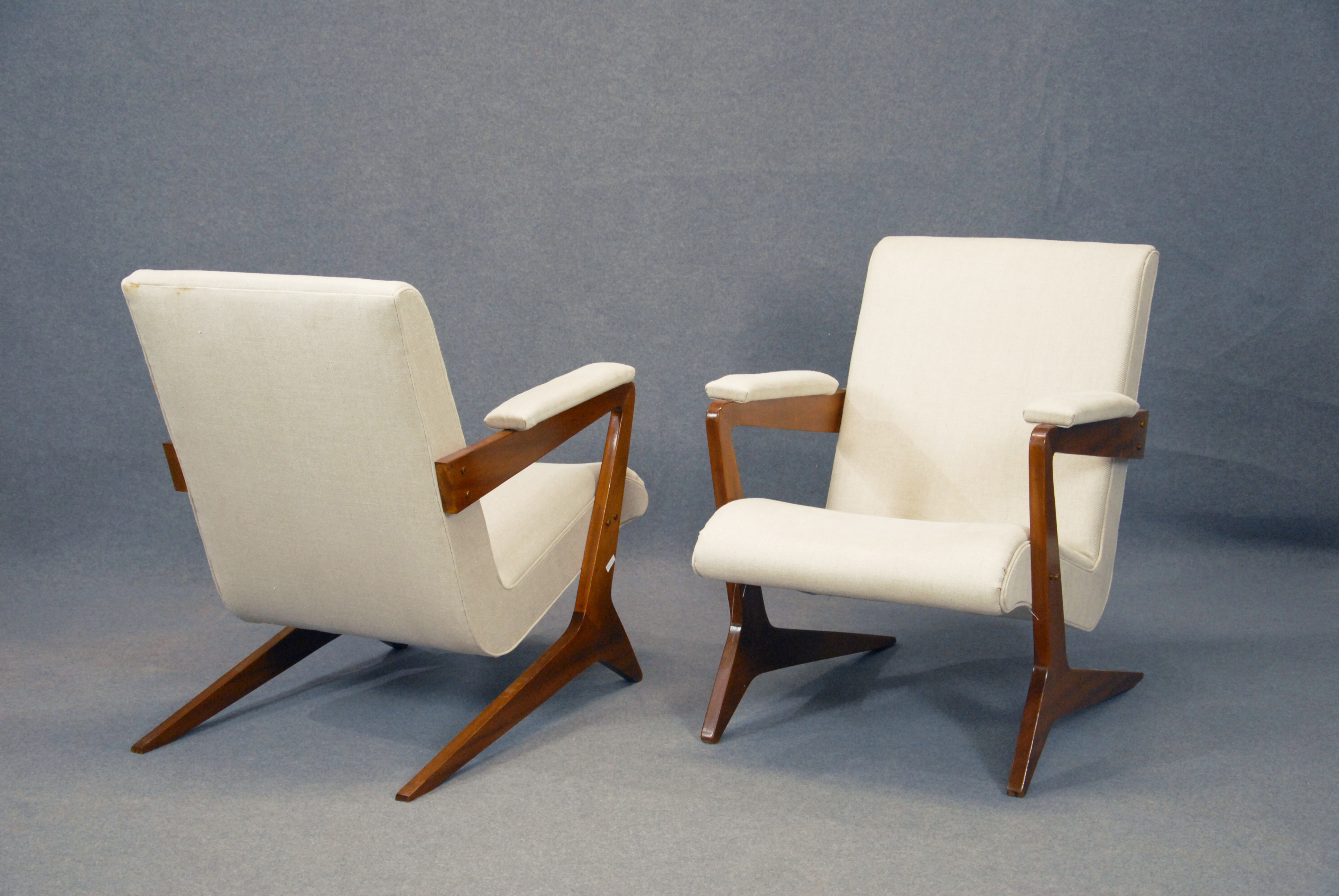 JOSE ZANINE CALDAS (Attr.). Two Brazilian armchairs - Image 2 of 3