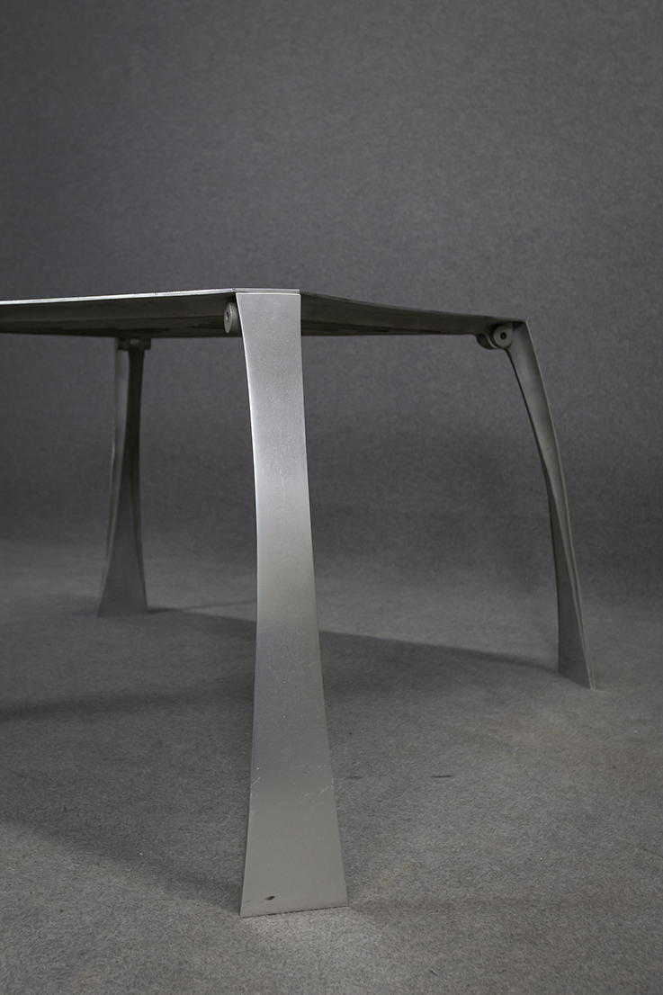 GIOVANNI OFFREDI-SAPORITI. Steel folding table - Image 4 of 5