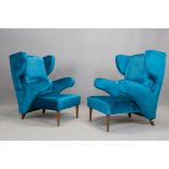 MELCHIORRE BEGA (Attr.). Pair of armchairs