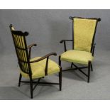 PAOLO BUFFA. Rare pair of armchairs. Published