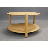 GAE AULENTI for GHIANDA. Round table with shelves