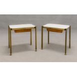 OSVALDO BORSANI. Pair or rare bedside tables