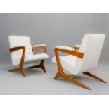 JOSE ZANINE CALDAS (Attr.). Two Brazilian armchairs